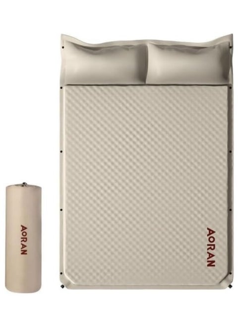 Camping Hiking Self-Inflating Sleeping Mats Inflatable Mattress with a Built-in Electric Pump and Storage Bag Durable Inflatable Blow Up Airbed 192*132*4cm