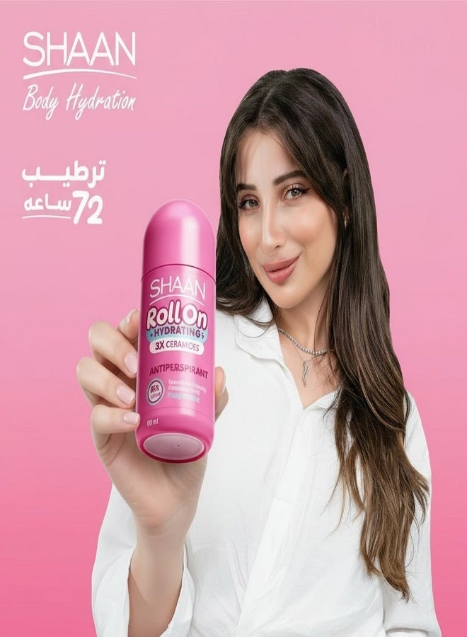 Shaan Roll on Hydrating 3x Ceramides 48H Fragrance Free 60 ml - Image 5