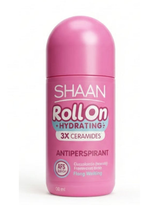 Shaan Roll on Hydrating 3x Ceramides 48H Fragrance Free 60 ml - Image 3