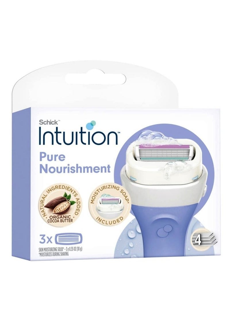 Schick Intuition Pure Nourishment 3pcs - Image 2