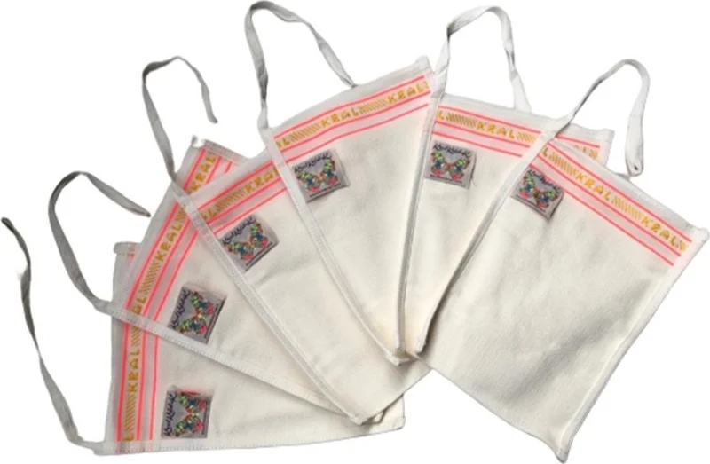 كيليبيك كيس Butterfly Scrub King Pouch Butterfly Pouch 6 Pieces Thick Hard Spa Pouch Bath Scrub Bora Pouch