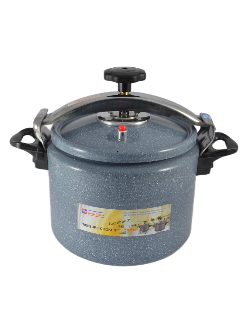 Homemaker 28 cm / 12 ltNone Ceramic Coating Aluminium Pressure Cooker with Induction Base - 28cm - 12 Liter Capacity - Grey Grey  - Image 2