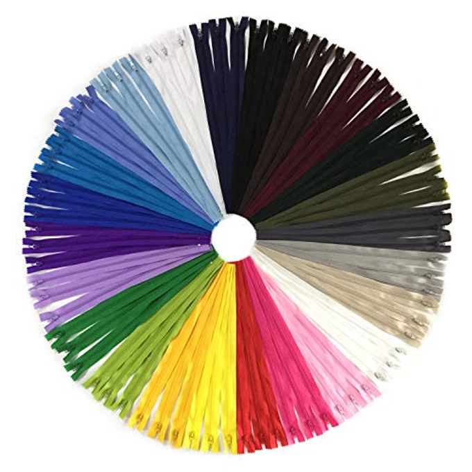 72 X 40 CM16 INCHES MULTICOLOURED NYLON REEL PULLERS FOR SEWING AND CRAFTING 24 COLOURS