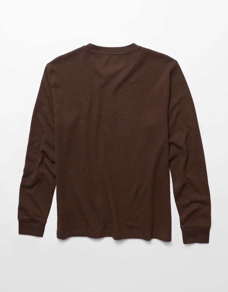 American Eagle  AE Icon Long Sleeve Thermal T-Shirt for Men | Best Price UAE