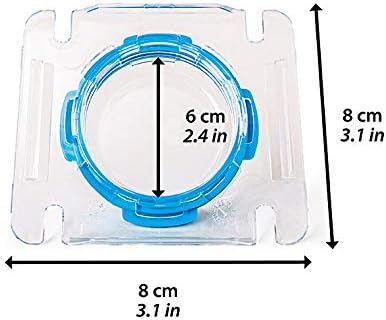 Ferplast Hamster Cage Play Tube  Replacement Wire Port Connector to Connect Play Tunnel to Hamster Cage Wire Connector 315L x 375W with a Tube Diameter of 24  Inches Replacement Part ONLY - Image 2