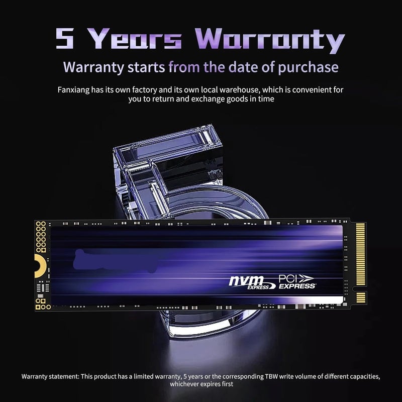 Compatible for M.2 NVMe Solid State Drive, PCIe 3.0/4.0 Speeds up to 7300MB/s, Multi Capacity Storage for Laptop and PC(S500Pro 3500MBs 1TB) - Image 3