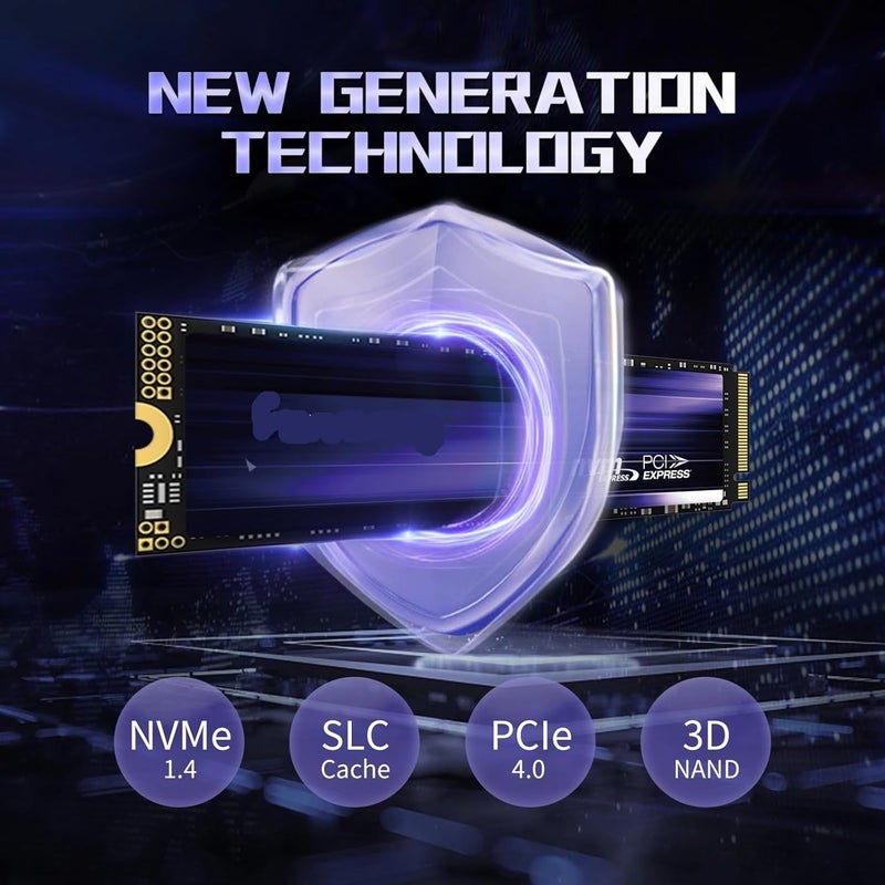 Compatible for M.2 NVMe Solid State Drive, PCIe 3.0/4.0 Speeds up to 7300MB/s, Multi Capacity Storage for Laptop and PC(S500Pro 3500MBs 1TB) - Image 4