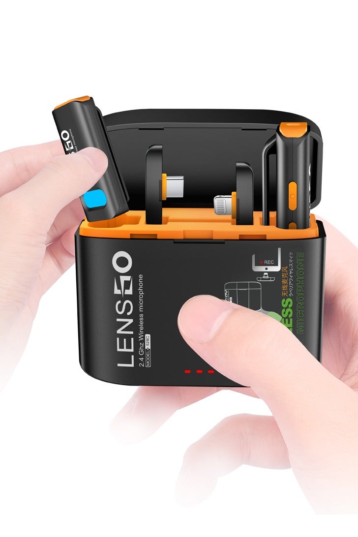 LensGo 528C Wireless Microphone for IOS & Type-C - Image 2