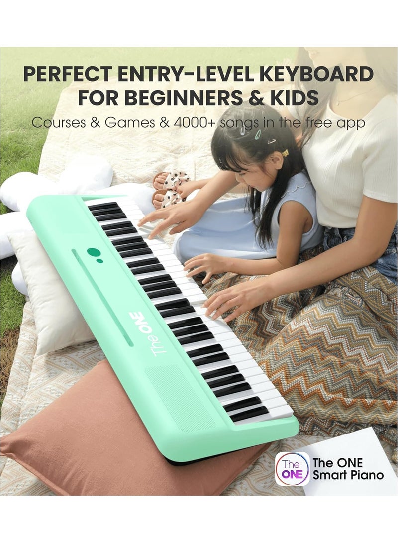 THE ONE The ONE Smart Keyboard COLOR 61 Keys Piano Keyboard, Music Keyboard with 256 Timbres, 64 Polyphony, 4 Speakers, Built-in LED Lights and Free Apps  - Image 4