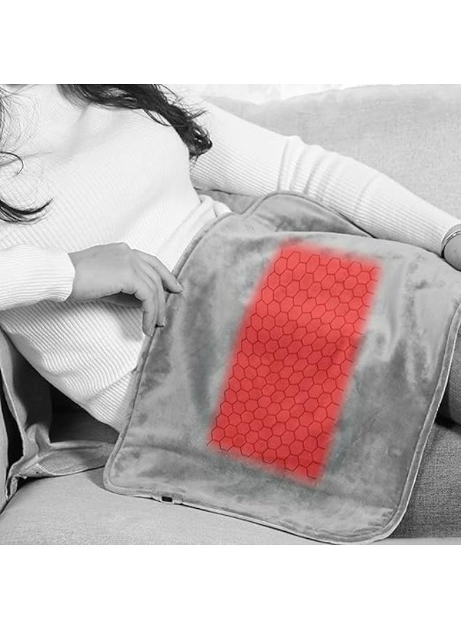 Portable USB-Powered Heating Pad – Soft & Washable Multi-Purpose Thermal Wrap – Safe Temperature Control for Back, Neck, and Joint Relief – Ideal for Travel, Office, and Pet Comfort - Image 5