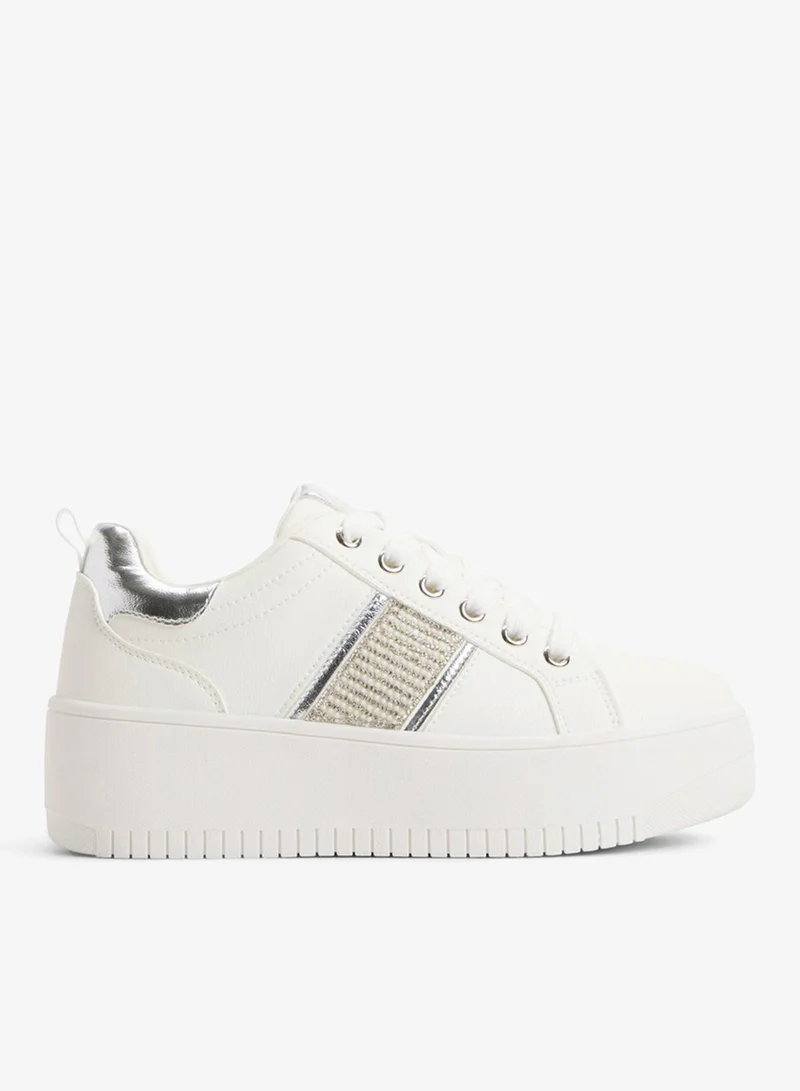 كول ات سبرنج CHANDRA Round Toe Platform Sneakers