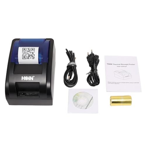 HOIN 58MM (2 Inch) Bluetooth + USB Thermal Receipt Printer | Compatible with ESC/POS Print Billing Invoice | Mobile Printing - (No Battery Backup) 1 Year Warranty - Image 4