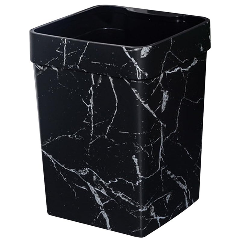 Ready post purchase fulfill ABOOFAN Marble Texture Waste Bin 8l Plastic Bathroom Trash Can with Recessed Handle Small Household Garbage Container for Kitchen and Living Room Anti slip Protective coating Timely planned dispatch Multi-hub shipment dispatch Integrated local logistics Locally packed stock Light sturdy raw material Neat shape Shock rubber edge Gulf mainstream practical design Heat resistant Repeated detach compatible build Local licensed courier Experience optimized build Fast & slow shipment compatible Multiple options Tight fitted parts Market aligned local stock All-round unified build Multi-purpose Low wear optimized build Varied size selections In-Kingdom stored commodity Intercity storage hub - Image 1
