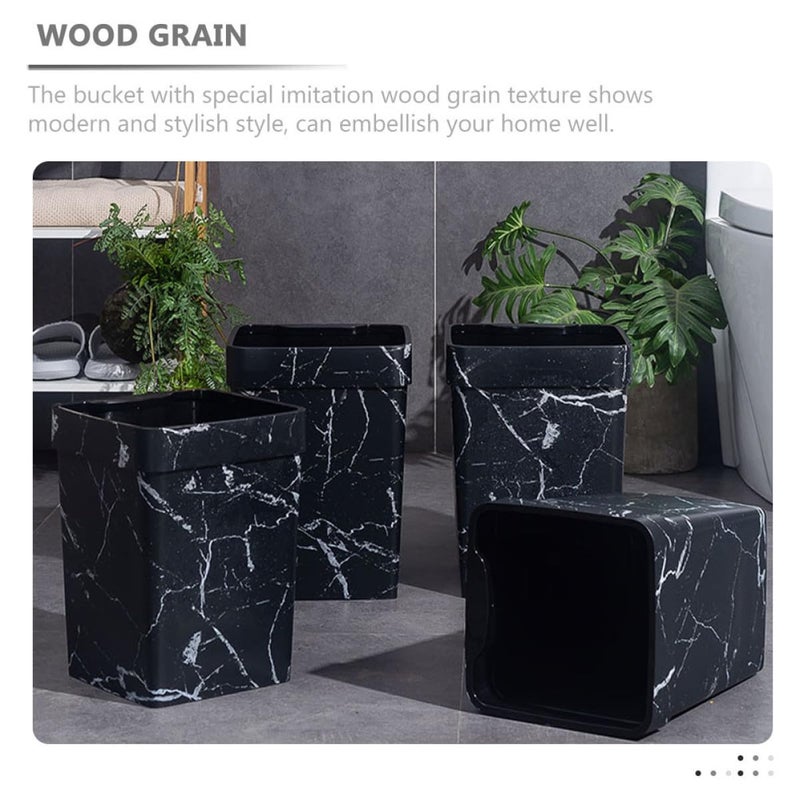 Ready post purchase fulfill ABOOFAN Marble Texture Waste Bin 8l Plastic Bathroom Trash Can with Recessed Handle Small Household Garbage Container for Kitchen and Living Room Anti slip Protective coating Timely planned dispatch Multi-hub shipment dispatch Integrated local logistics Locally packed stock Light sturdy raw material Neat shape Shock rubber edge Gulf mainstream practical design Heat resistant Repeated detach compatible build Local licensed courier Experience optimized build Fast & slow shipment compatible Multiple options Tight fitted parts Market aligned local stock All-round unified build Multi-purpose Low wear optimized build Varied size selections In-Kingdom stored commodity Intercity storage hub - Image 3
