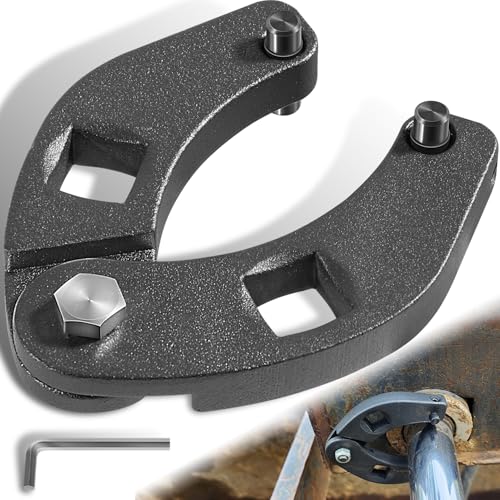 Camoo 7463 Adjustable Gland Nut Wrench Hydraulic Cylinder Spanner Wrench Adjustable, Removing Hydraulic Cylinders, With 7/32, 1/4 inch Pin, Suitable for Farm & Construction Equipment - Image 1