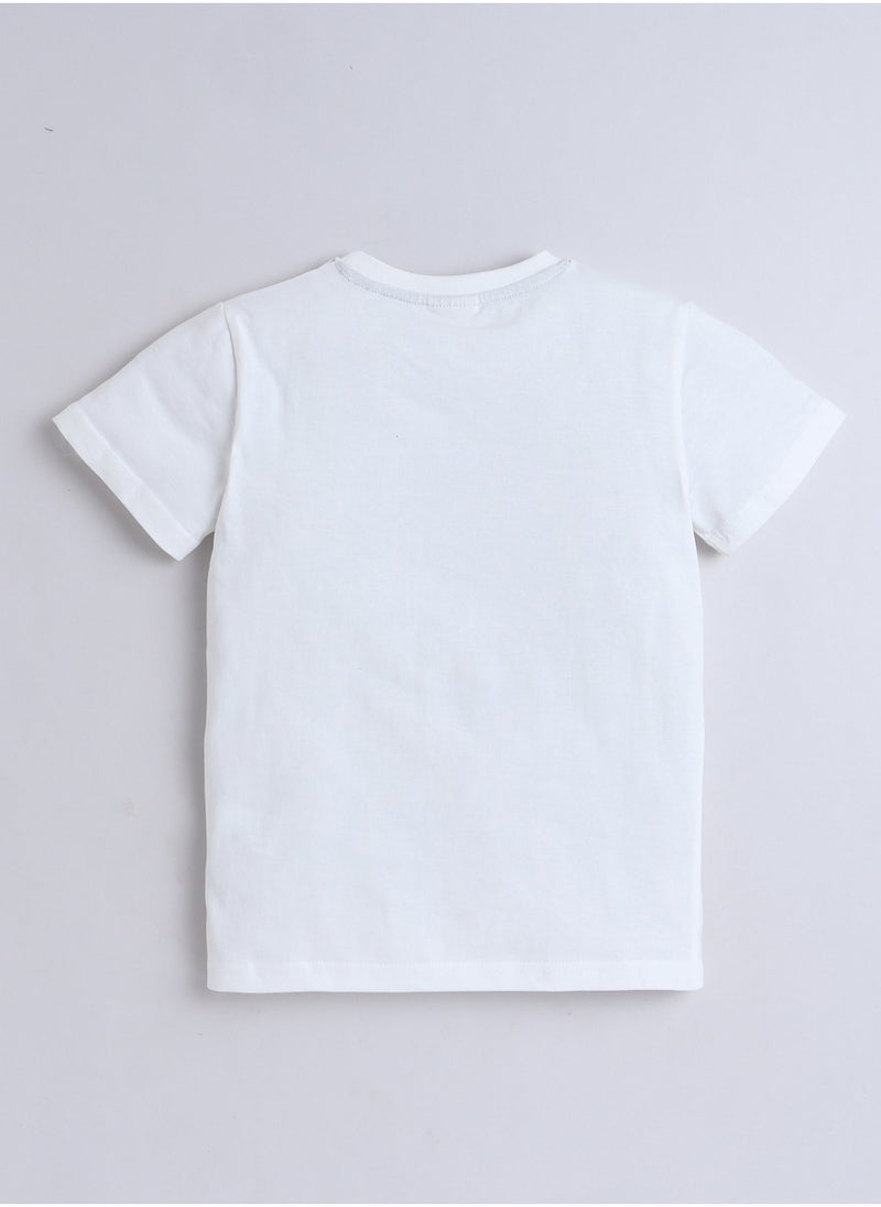 Victor and Jane Boys 2 Pc Set- ' T-Shirt, "Game On" Football with Matching Shorts - Image 4