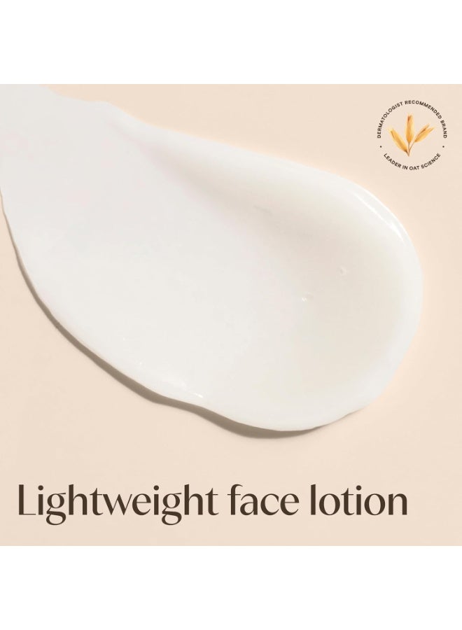 Aveeno Daily Moisturizing Face Lotion with Soothing Prebiotic Oat, Lightweight Non-Greasy Facial Moisturizer for Normal to Dry, Sensitive Skin, 24-Hour Moisture, Fragrance-Free, 5 oz - Image 2