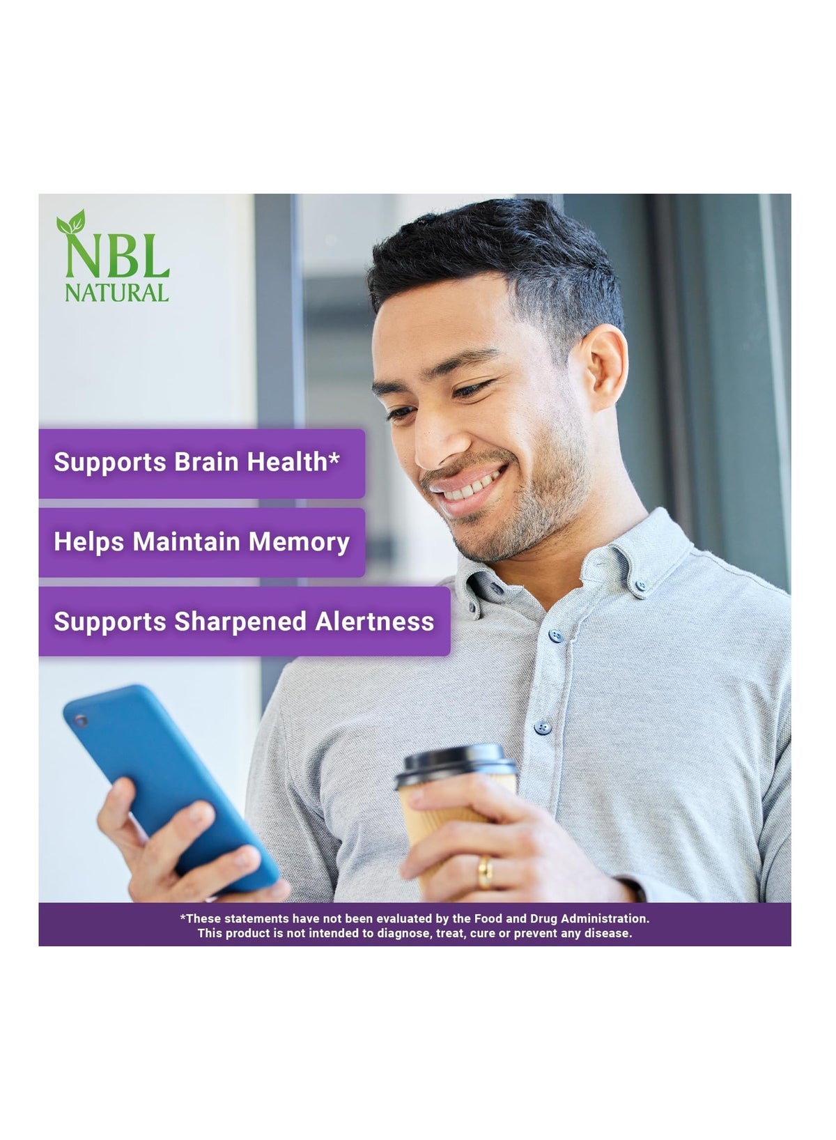 Nbl Natural Ginkgo Biloba Memory Support Supplement 120Mg Capsules 100'S