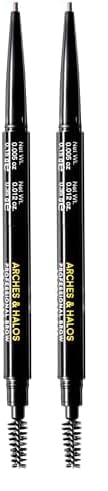 Arches  Halos 2In1 Defining Eyebrow Pencil And Powder  Shapes And Fills In Sparse Brows For Natural Look  Soft Textured Powder Formula  Dual Ended With Spoolie Brush  Auburn  0017 Oz