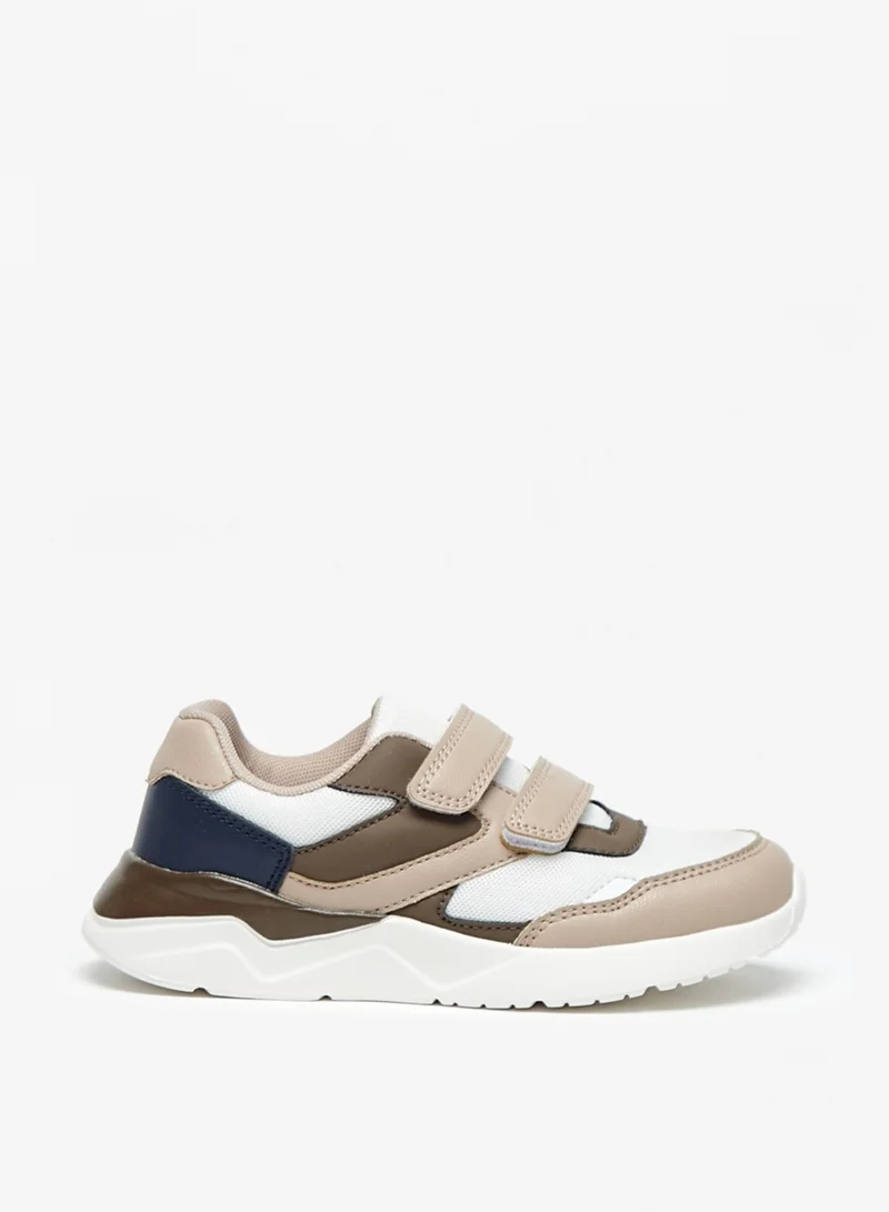 LBL by Shoexpress Boys Colourblock Casual Sneakers With Hook And Loop Closure By Shoexpress