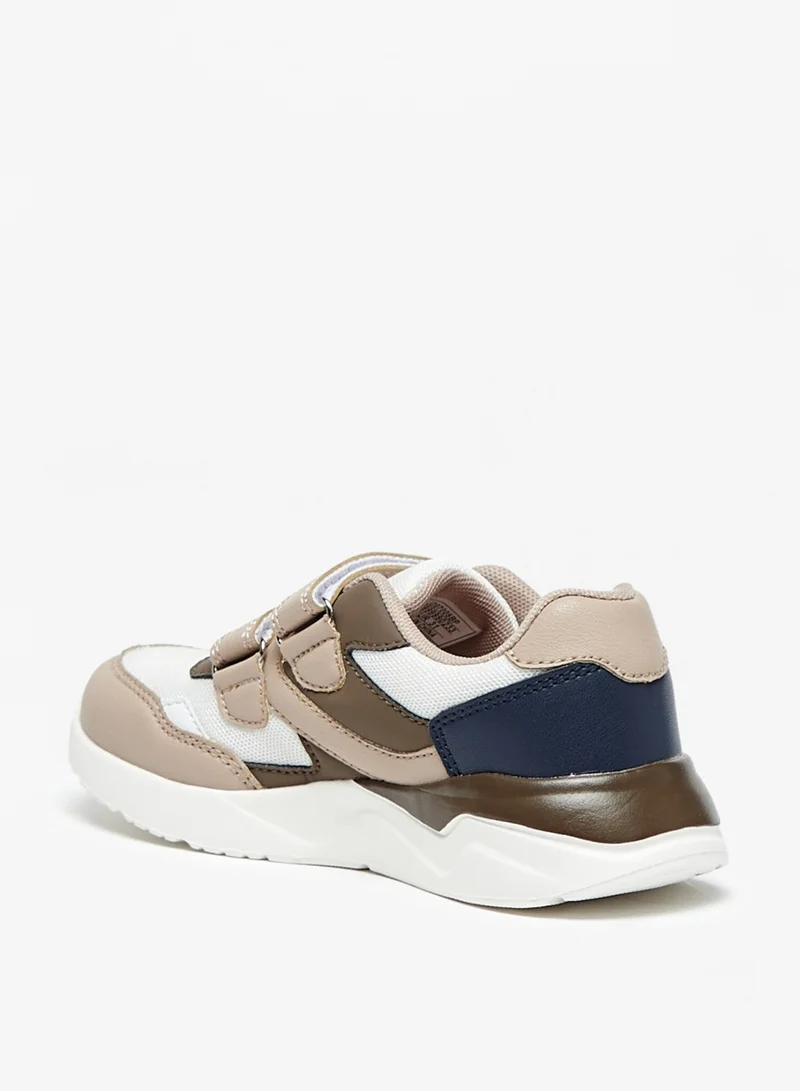 LBL by Shoexpress Boys Colourblock Casual Sneakers With Hook And Loop Closure By Shoexpress