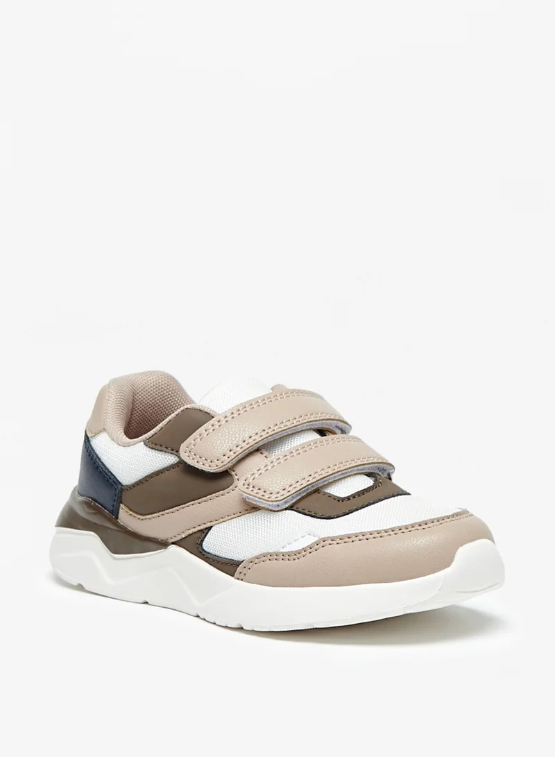 LBL by Shoexpress Boys Colourblock Casual Sneakers With Hook And Loop Closure By Shoexpress