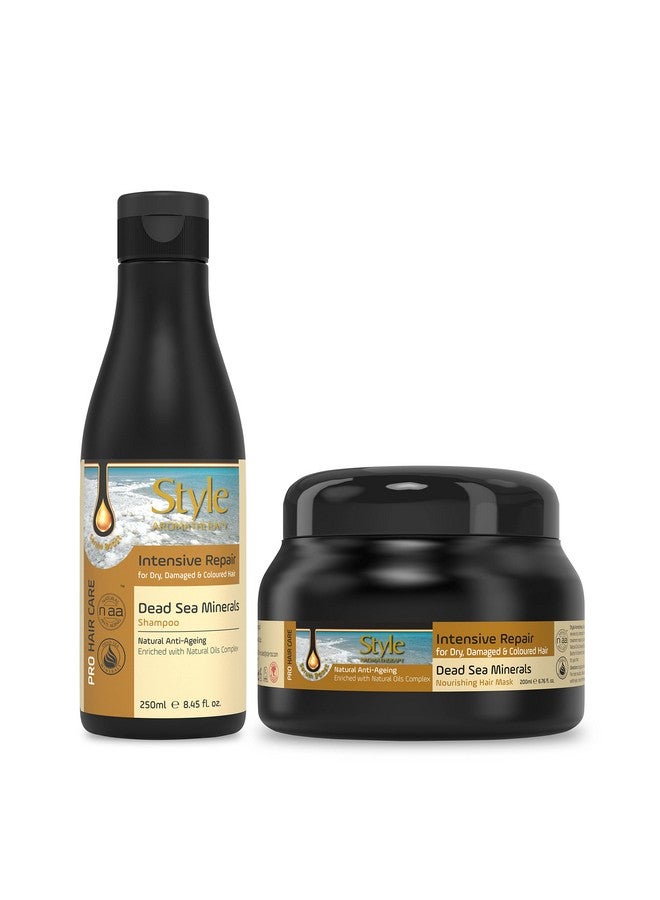 style aromatherapy Professional Sulphate Free Repair Shampoo And Hair Mask Combo | For Dry, Damaged & Color Treated Hair | Sls/Sles Free, Paraben Free 250Ml+200Ml - Image 1