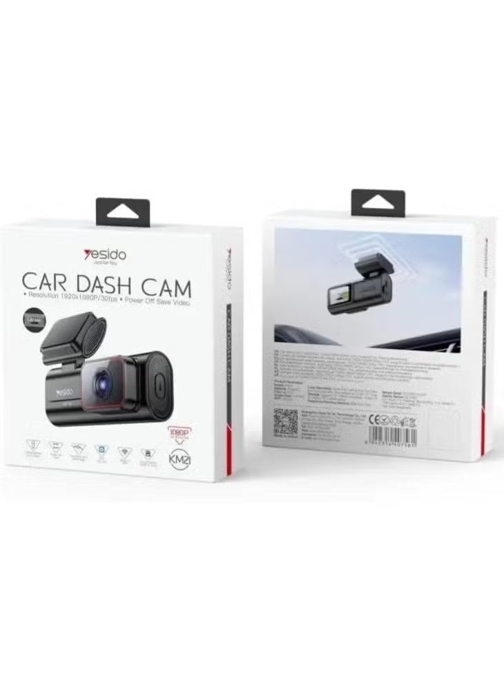 Yesido HD Dash Cam with 145° Wide Angle, 1.47-Inch Screen, GK7202V300 Chip, App-Enabled Car Camera, High-Clear Video Recording, Compact Front Driving Recorder for Commuting, Road Trips & Daily Use - Image 2