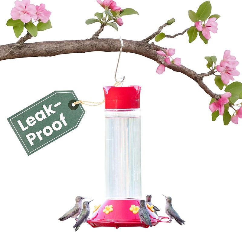 Perky-Pet 209B Our Best Glass Hummingbird Feeder, Red, 30 OZ - Image 1