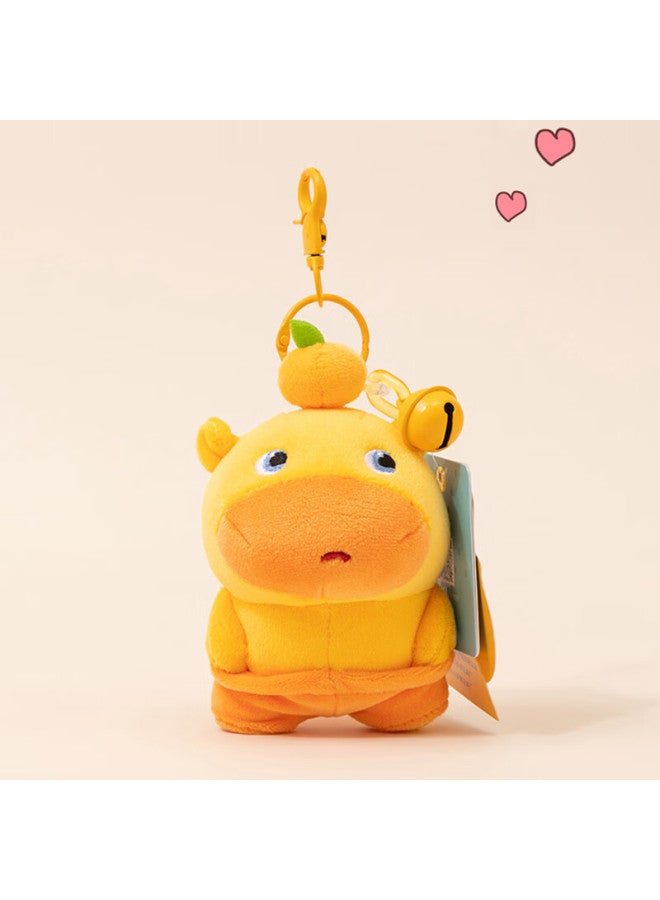 Weltston Plush Toy Backpack Keychain Doll Birthday New Year Gift Present Capybara Water Deer Luolu Pendant