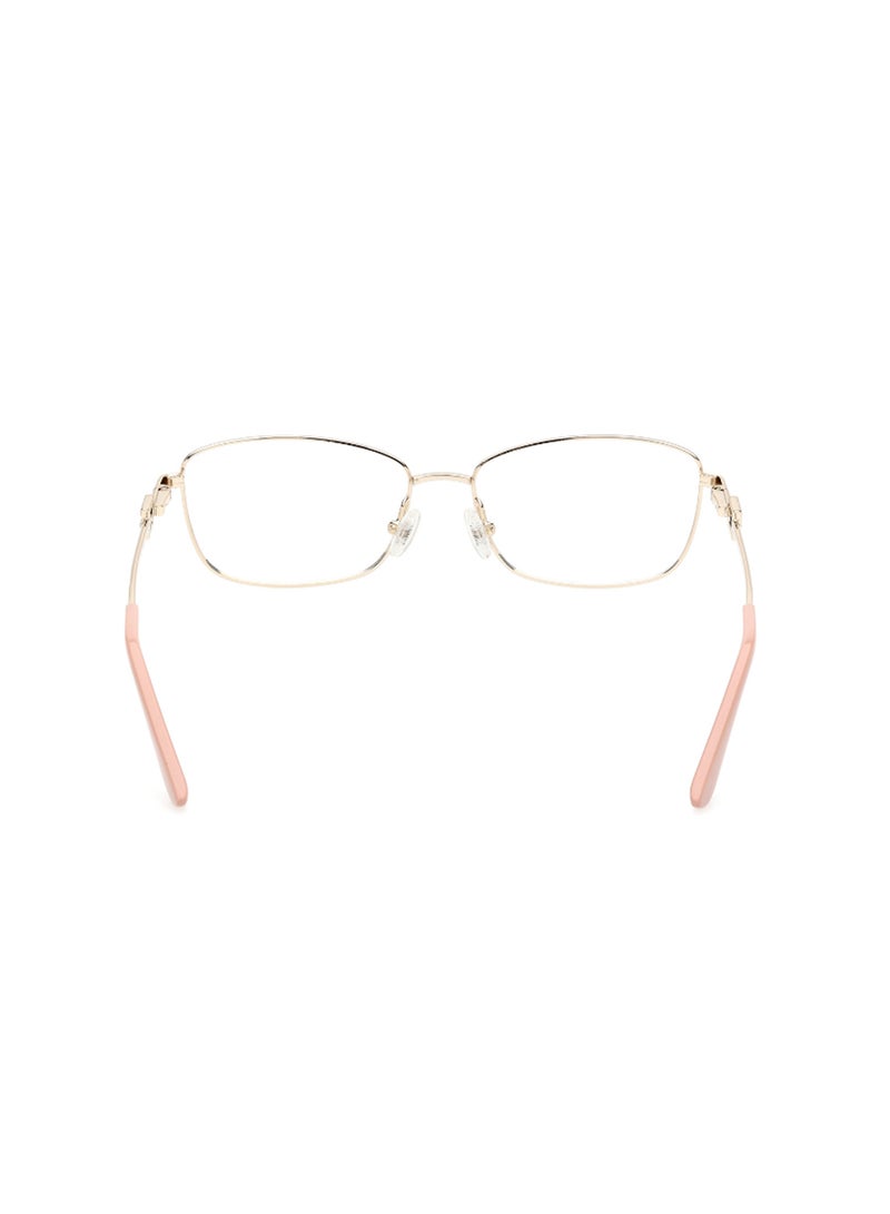 GUESS Women's Rectangular Shape Eyeglass Frames - GU297507453 - Lens Size: 53 Mm - Pink - Image 4