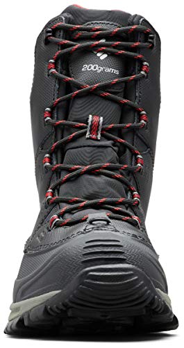 Columbia Men's Bugaboot II Snow Boot, Black/Bright Red, 10 Regular US - Image 3