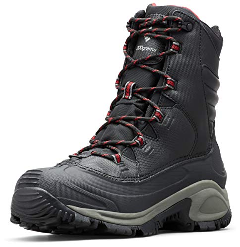 Columbia Men's Bugaboot II Snow Boot, Black/Bright Red, 10 Regular US - Image 2