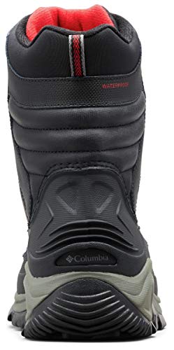 Columbia Men's Bugaboot II Snow Boot, Black/Bright Red, 10 Regular US - Image 4