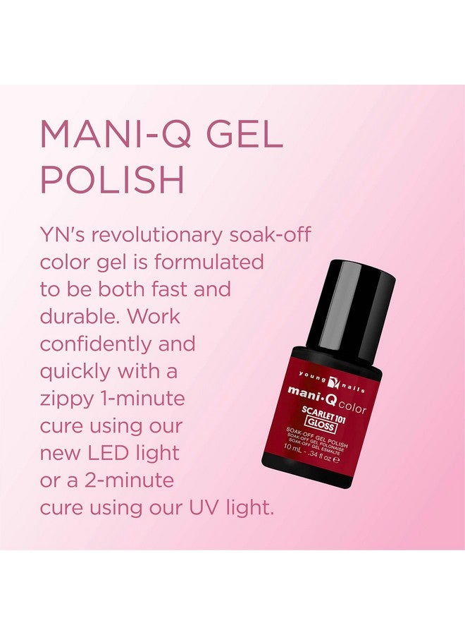 Young Nails Maniq Gel Polish Color Gel Nail Polish For Natural Or Artificial Nails Cure With Led Or Uv Light Soak Off Gel Polish 0.34 Fl Oz. - Image 2