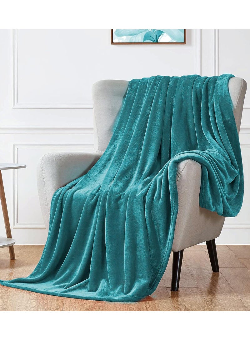 Moon Single Size Throw Blanket All Season Warm Lightweight Super Soft Microfiber Flannel For Couch Bed And Sofa 150x200 CM  - Image 1