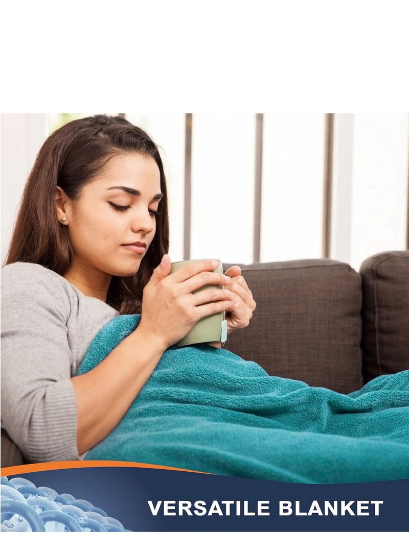 Moon Single Size Throw Blanket All Season Warm Lightweight Super Soft Microfiber Flannel For Couch Bed And Sofa 150x200 CM  - Image 3