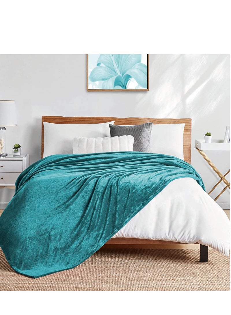 Moon Single Size Throw Blanket All Season Warm Lightweight Super Soft Microfiber Flannel For Couch Bed And Sofa 150x200 CM  - Image 4