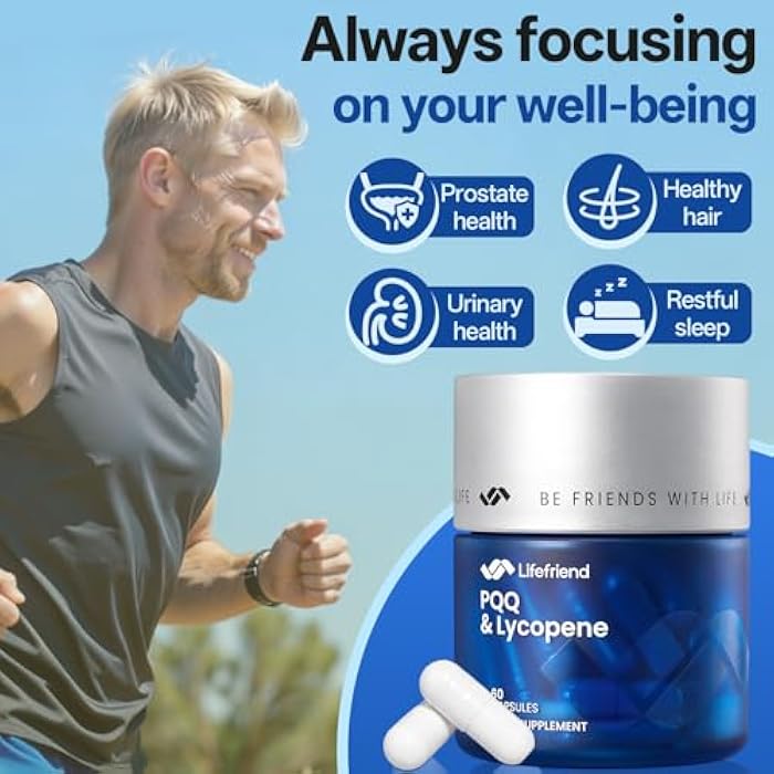 Prostate Supplement for Men – Saw Palmetto Extract Complex with Taurine & Lycopene – Advanced 3-in-1 Formula for Urinary Flow, Nighttime Control & Daily Energy Boost – 60 Vegan Capsules - Image 2