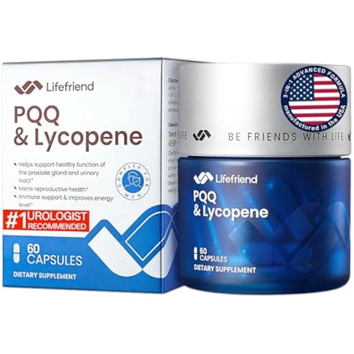 Prostate Supplement for Men – Saw Palmetto Extract Complex with Taurine & Lycopene – Advanced 3-in-1 Formula for Urinary Flow, Nighttime Control & Daily Energy Boost – 60 Vegan Capsules - Image 1