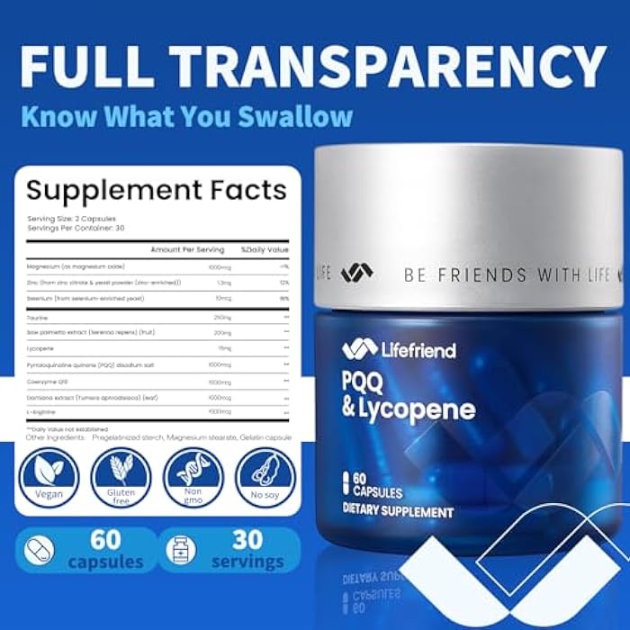 Prostate Supplement for Men – Saw Palmetto Extract Complex with Taurine & Lycopene – Advanced 3-in-1 Formula for Urinary Flow, Nighttime Control & Daily Energy Boost – 60 Vegan Capsules - Image 5