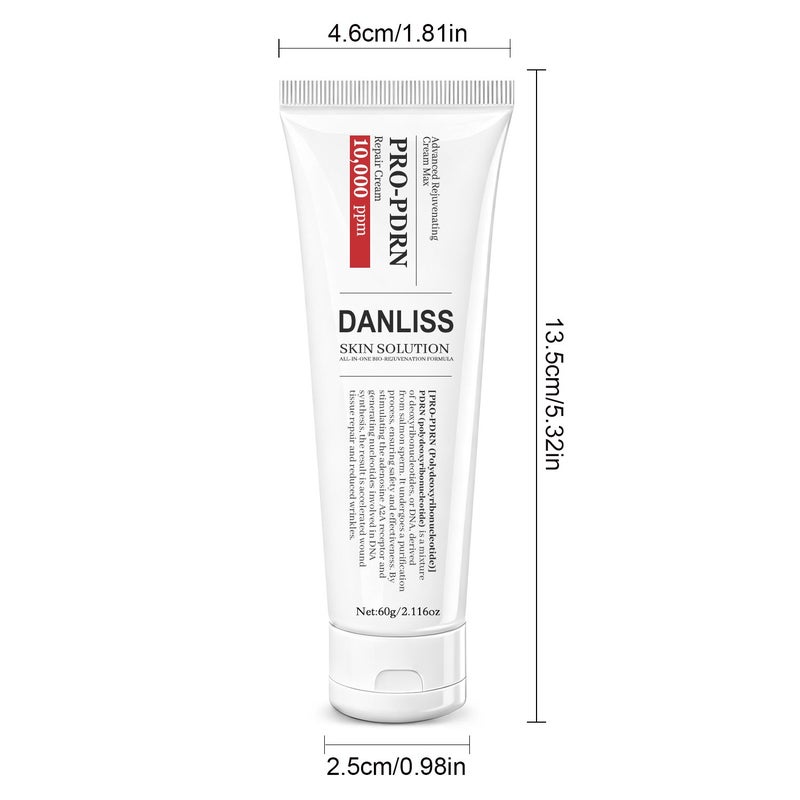 Danliss 10000ppm PRO-PDRN Salmon Repairing and Regenerating Cream 60g - Multi-effect Firming and Wrinkle Reduction - Image 5