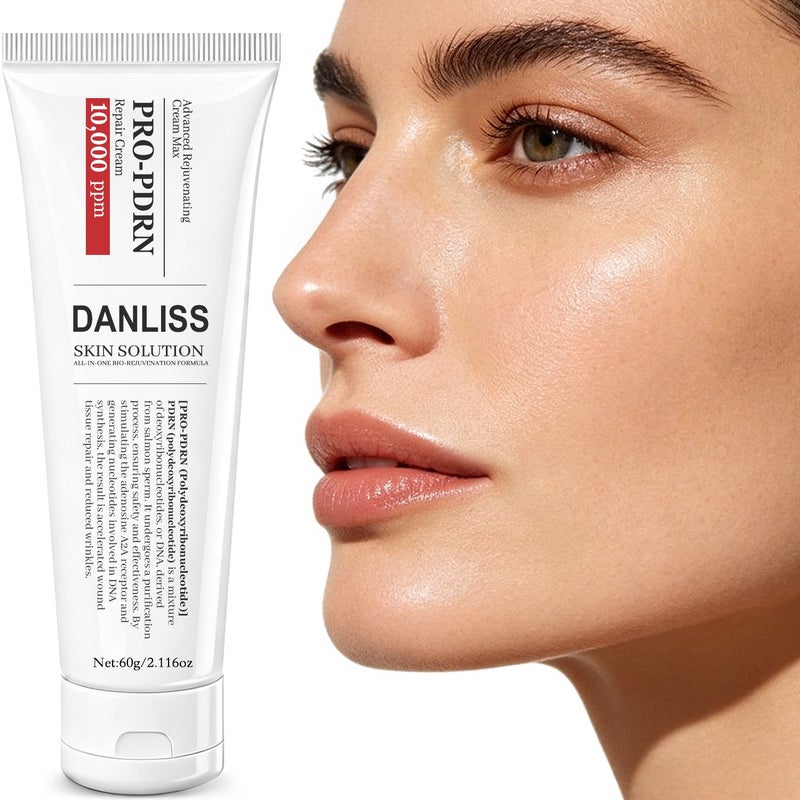 Danliss 10000ppm PRO-PDRN Salmon Repairing and Regenerating Cream 60g - Multi-effect Firming and Wrinkle Reduction - Image 1
