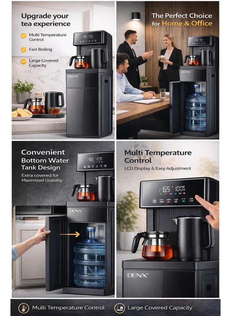 DENX Tea Bar Machine DX3424 – Multi-Stage Temperature Control, 1350W, LED Display, Bottom Water Tank, Fast Boiling, Large Capacity - Image 2