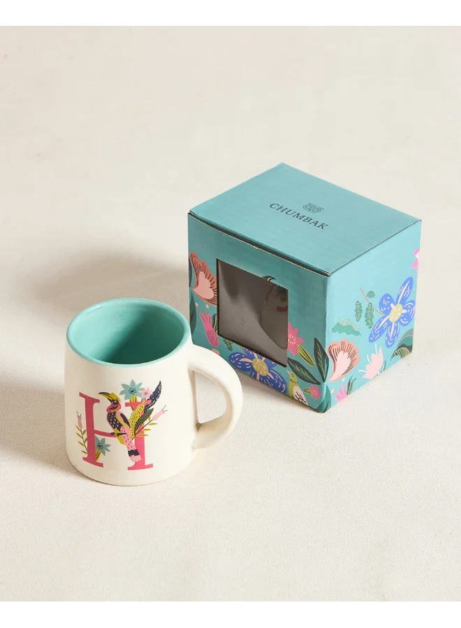 Chumbak Hornbill Alphabet Mug - H