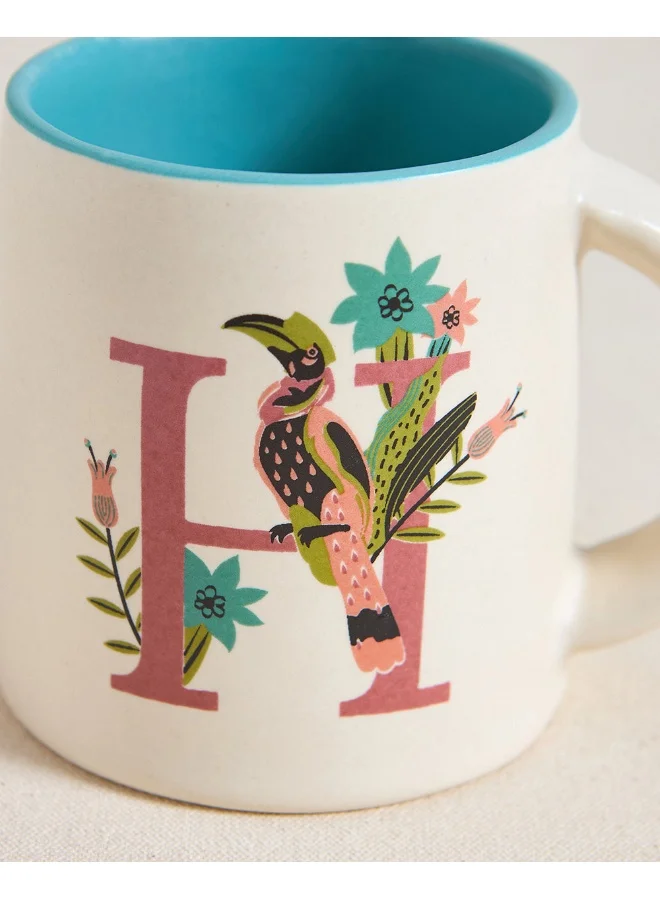 Chumbak Hornbill Alphabet Mug - H