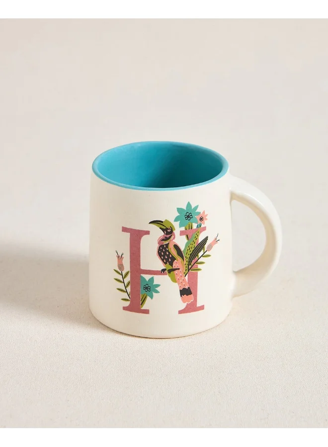Chumbak Hornbill Alphabet Mug - H