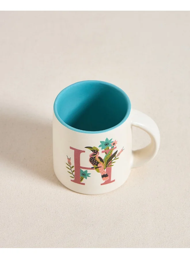 Chumbak Hornbill Alphabet Mug - H
