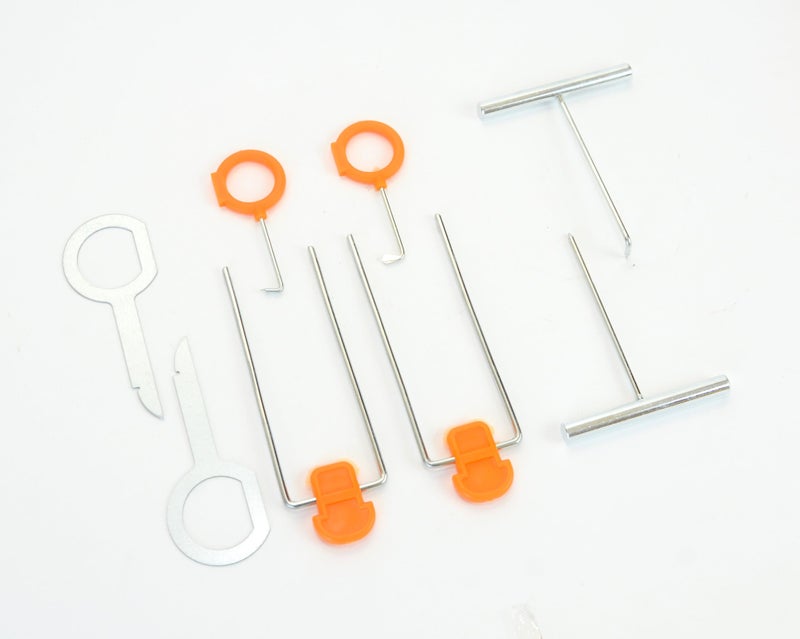 Auto Trim Removal Tool Kit, 11 Pcs Plastic Pry Tool for Car Door Panel Dashboard Radio Removal and Repair, Auto Stereo Fastener Removal Installer Pry Bar, Car Interior Trim Tools. - Image 4