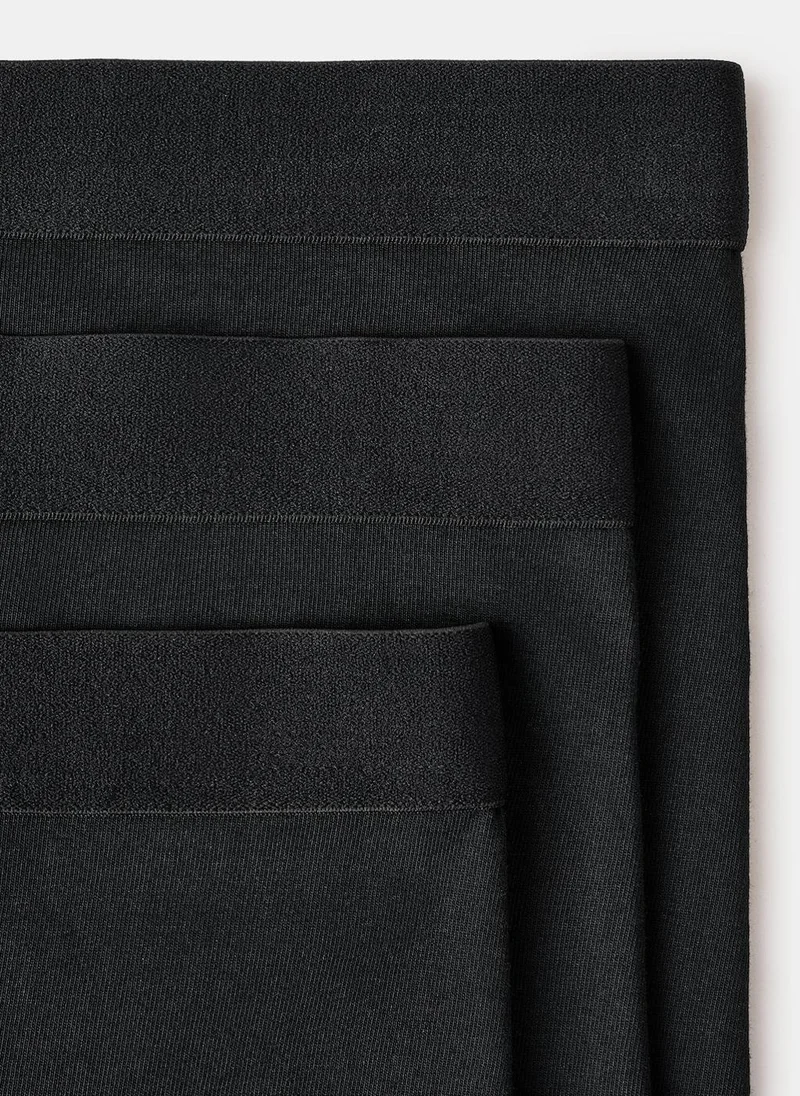 Mango Man 99-NEGRO 3-Pack Cotton Underpants for Men | Best Price UAE